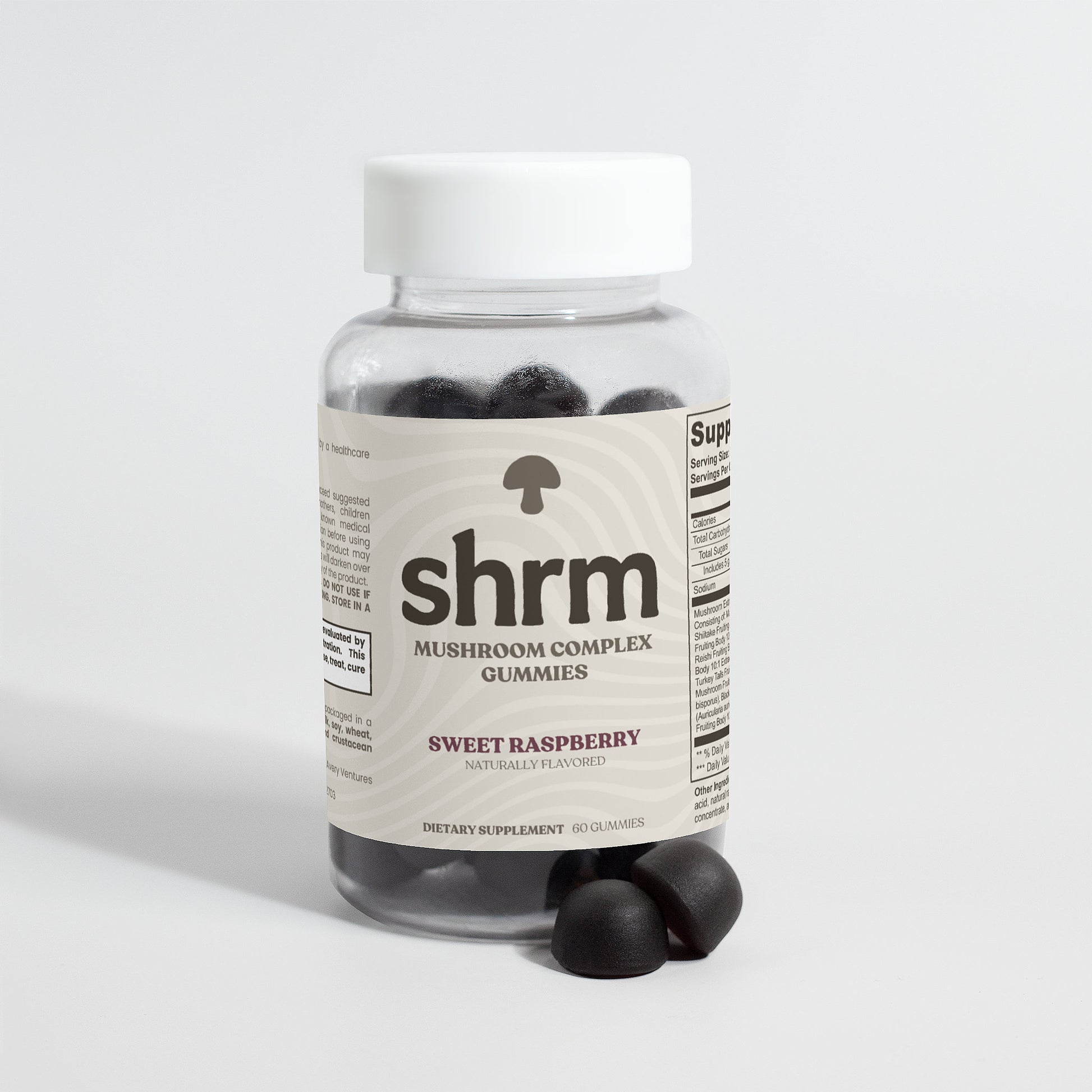 SHRM™ – Sweet Raspberry Mushroom Gummies